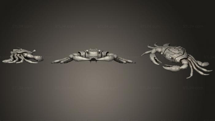 Animal figurines (Robot Crab, STKJ_1785) 3D models for cnc